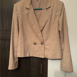 Express Women's Blazer in Light Brown